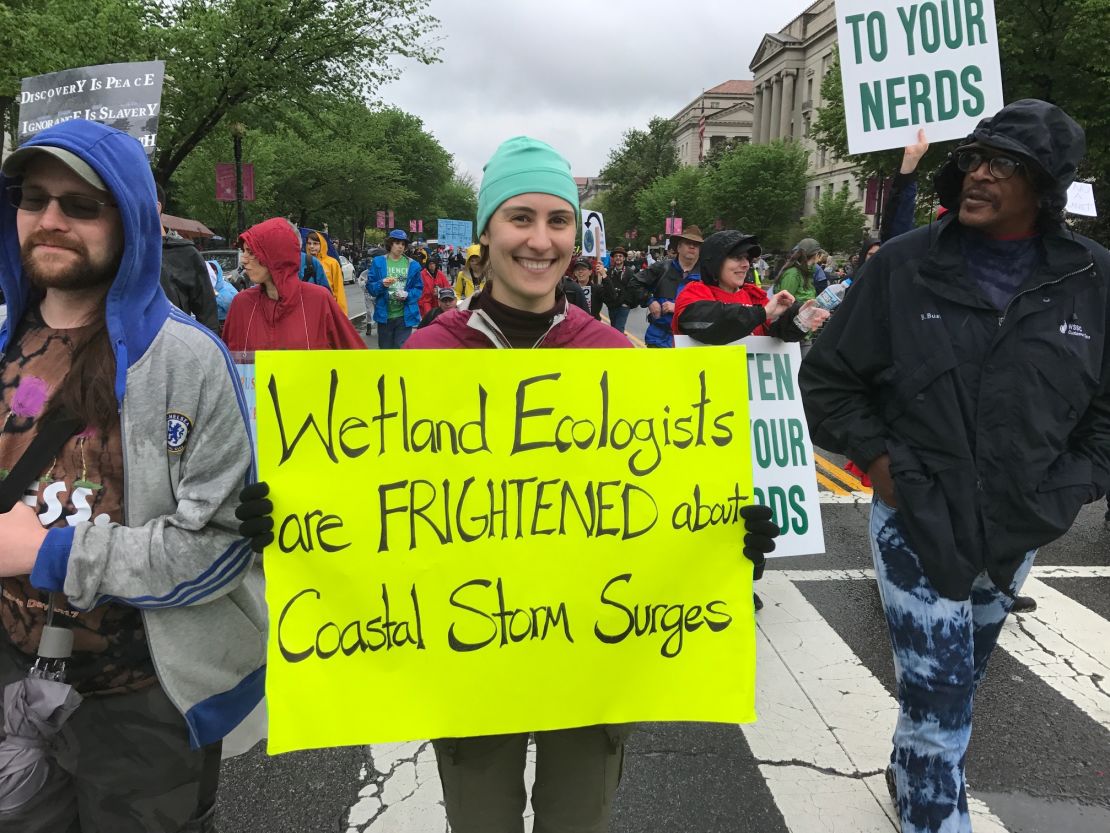 Alicia Korol is a wetland ecologist who's marching to protect our wetlands.