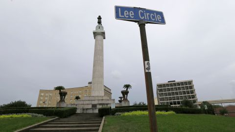The Robert E. Lee Monument in New Orleans
