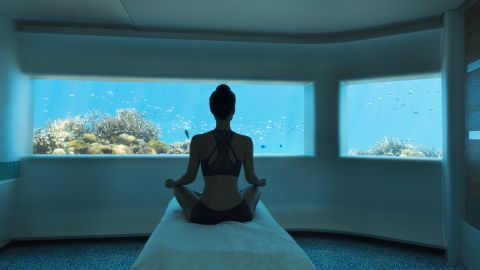 The underwater ambiance is perfect for meditation. 