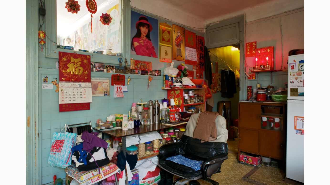Chan says he approached "My Home" as an ethnographic project, acting as an artist, sociologist, and historian at the same time. Everything is shot in large format, with a deadpan style that highlights each room's contents.