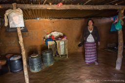 Sunita Tamang has lived in a make-shift shelter for two years.