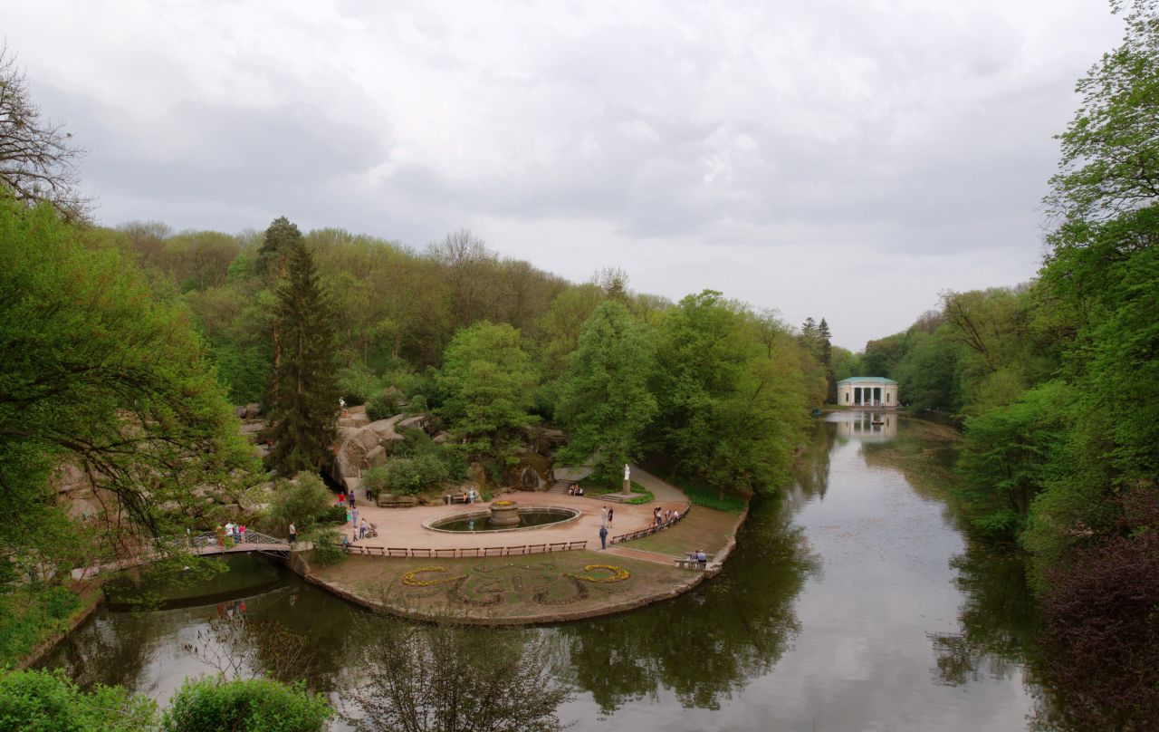 <strong>Sofiyivsky Park, Uman: </strong>Sofiyivsky Park dates back to the beginning of the 19th century and is home to waterfalls, lakes, statues, fountains, antique grottoes and artificial ruins. Photo: Alexxx Malev/Flickr.