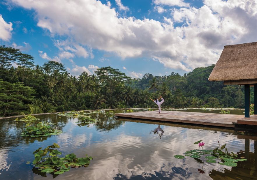 Beautiful bamboo pavilion in Bali translates the flexibility of yoga into  architecture