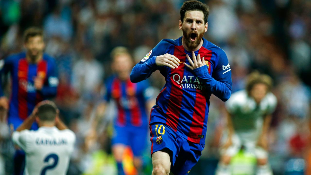 Academy graduate Messi is Barcelona's all-time leading goalscorer, netting over 500 times for the club 