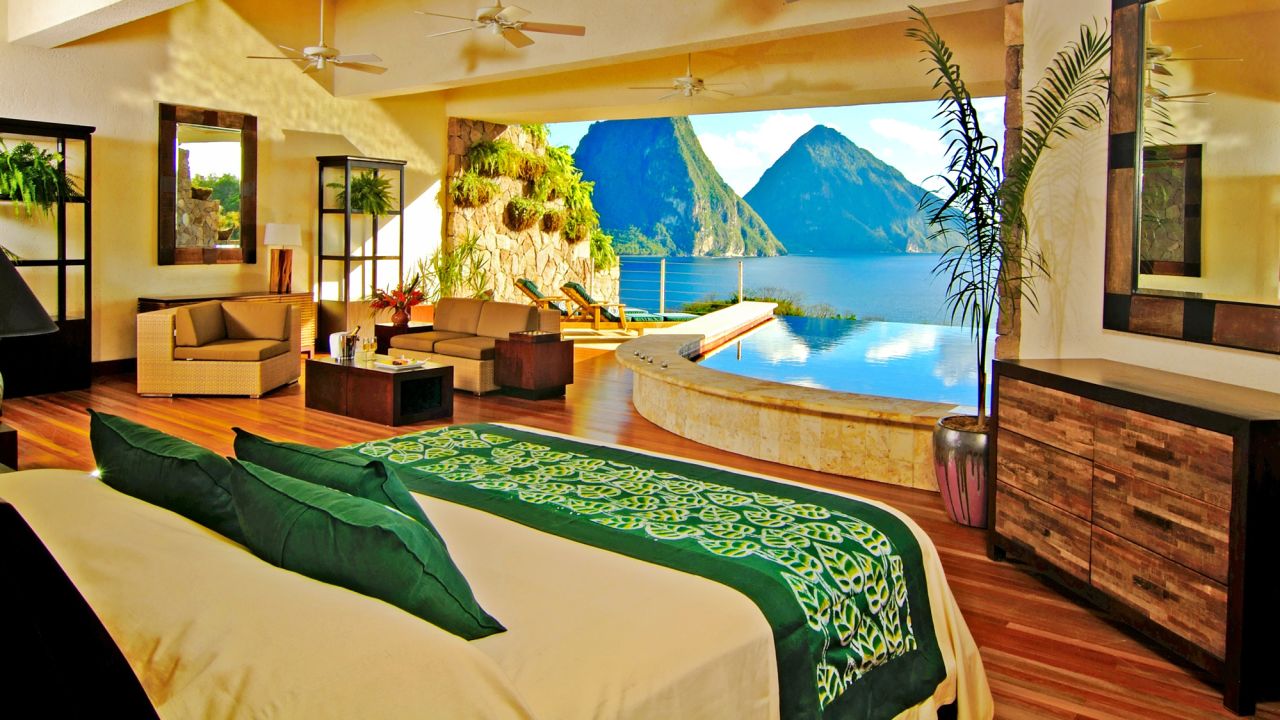 Jade Mountain: breaking the fourth wall. 
