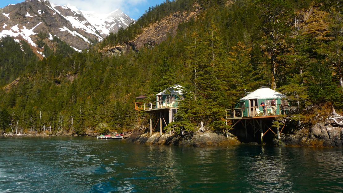 Orca Island Cabins are on a private island.