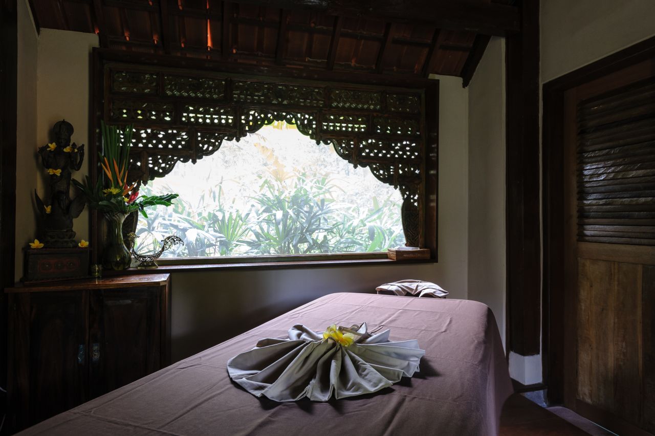 <strong>Relax and recharge:</strong> The Yoga Barn's Kush spa fuses Ayurvedic and Indonesian treatments.