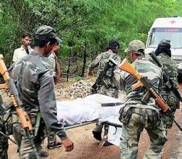 At least 25 police officers were killed in Monday's attack in Chhattisgarh.