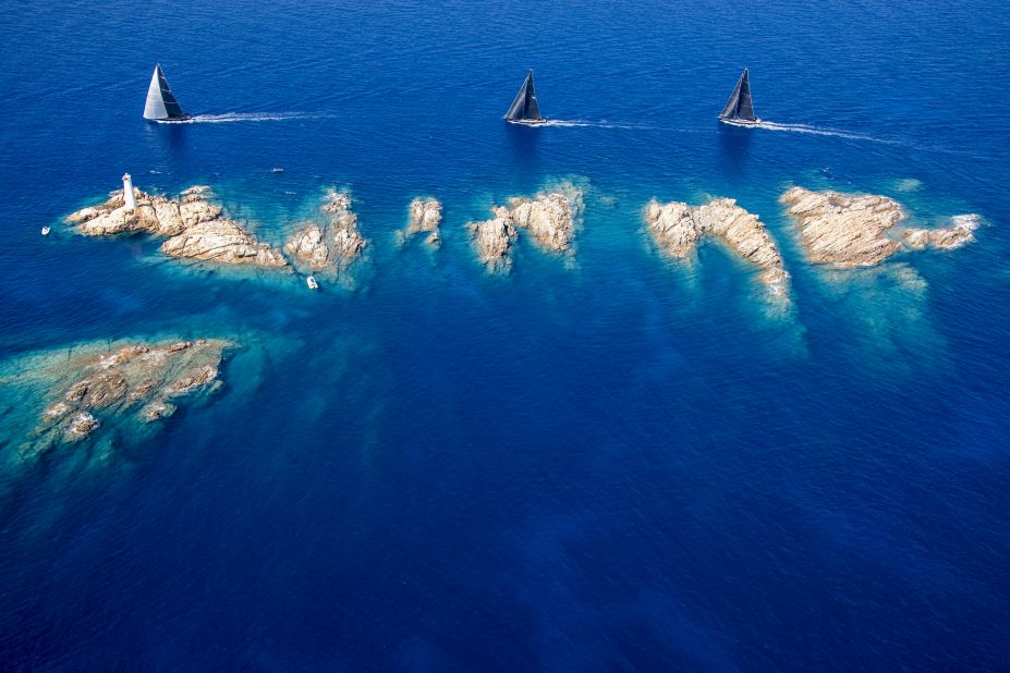 The sailing along the Costa Smeralda from Porto Cervo is spectacular with passages close to the rocky shoreline.