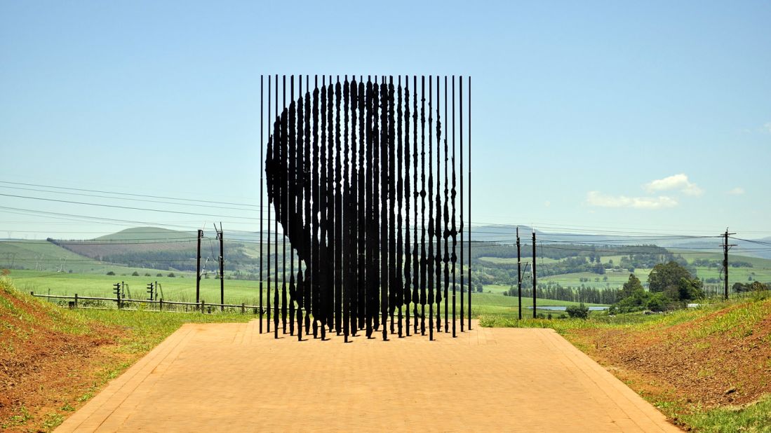 <strong>Mandela Capture Site, KwaZulu-Natal: </strong>Mandela Capture Site is a sculpture with steel columns up to 9.5 meters tall, marking the site where the former president was taken into custody. The surrounding landscape is stunning, too.<strong> </strong>(DARREN GLANVILLE/Flickr/CC by SA 2.0)