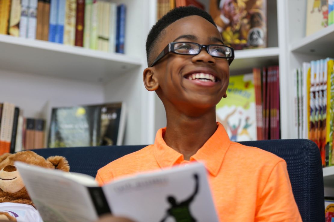 Sidney Keys started a book club to share his love for reading with kids like himself.