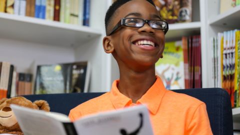Sidney Keys started a book club to share his love for reading with kids like himself.