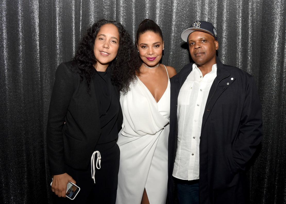 Executive producer  Gina Prince-Bythewood, Sanaa Lathan and executive producer Reggie Rock Bythewood at a screening for their series "Shots Fired."