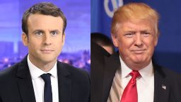 MOBAPP Trump Macron split