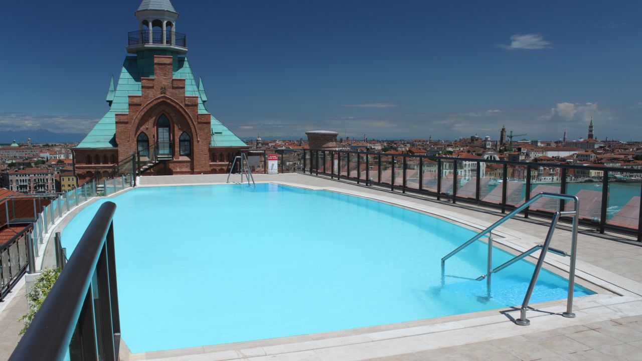 Once you've had your cocktail, take a dip in this gorgeous rooftop pool.