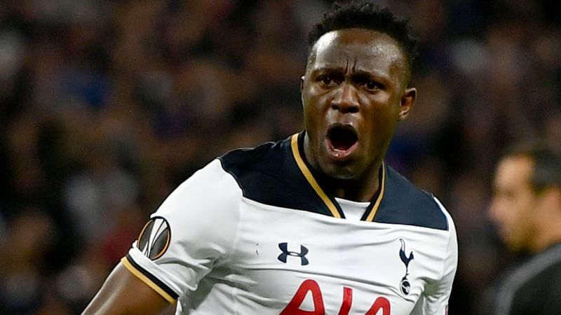 Victor Wanyama of Tottenham Hotspur poses in the new third kit during  News Photo - Getty Images