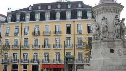 Head to the top of this picturesque building to admire views of Lisbon.
