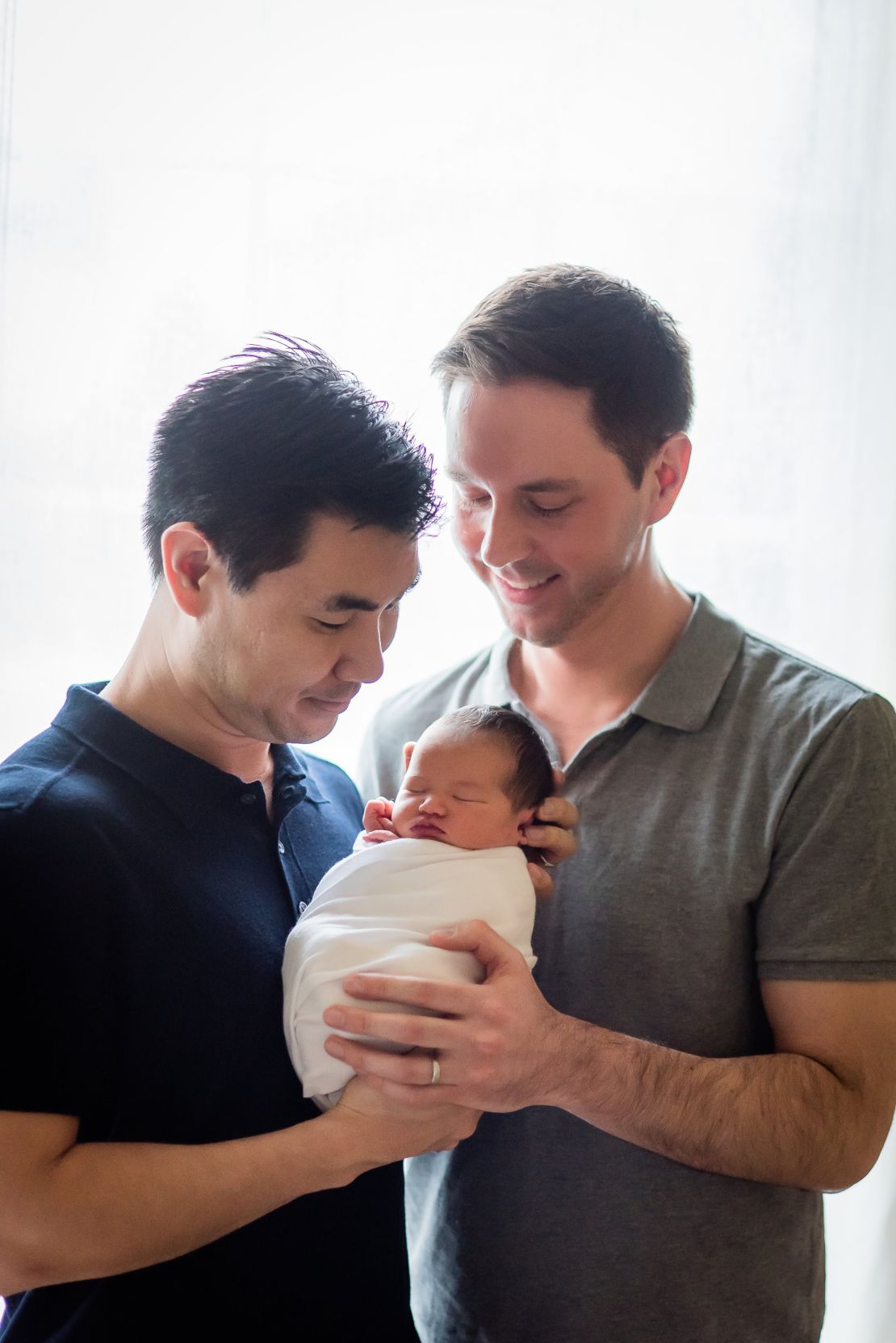 Tony and Brian with their daughter, Chelsea.