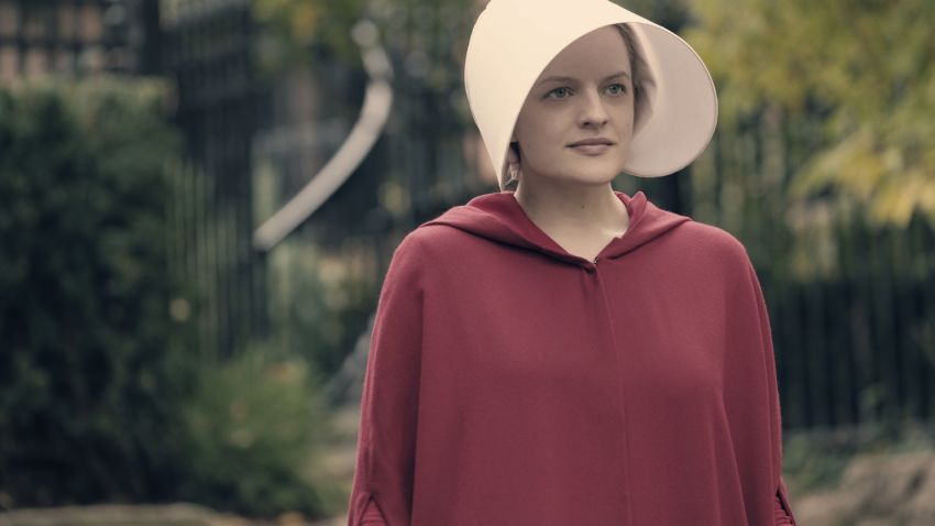 Elisabeth Moss as Offred in Hulu's "The Handmaid's Tale."