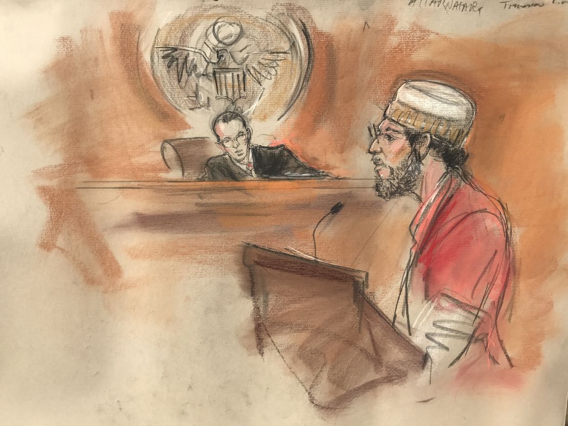 Dr. Fakhruddin Attar appears April 26 in federal court.