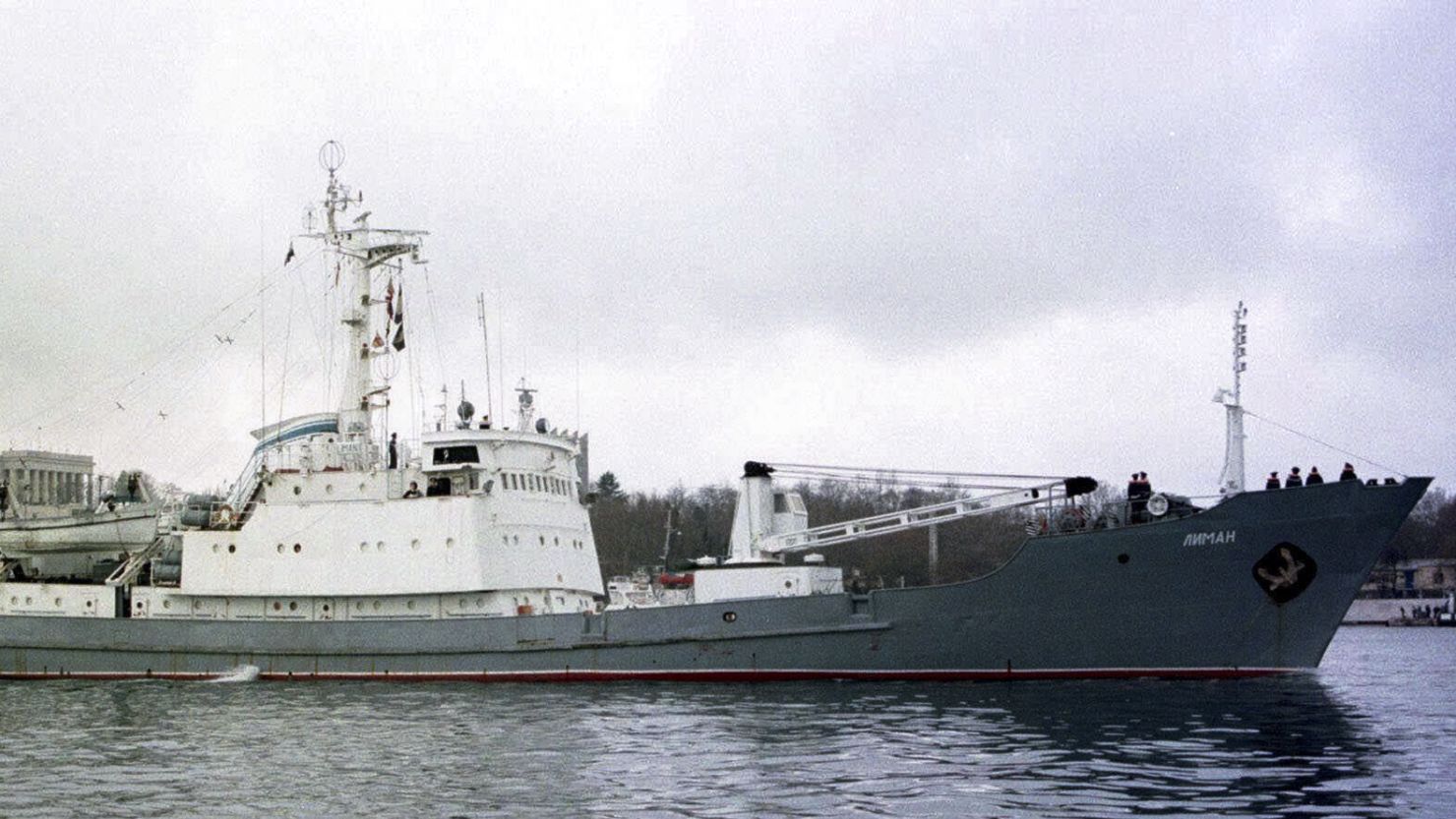 The Liman (pictured in a 1999 file photo) sunk off the coast of Turkey Thursday.