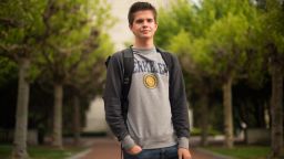 UC Berkeley student Ryan Kelley-Cahill, 19, a freshman studying business and political science, from Alameda.