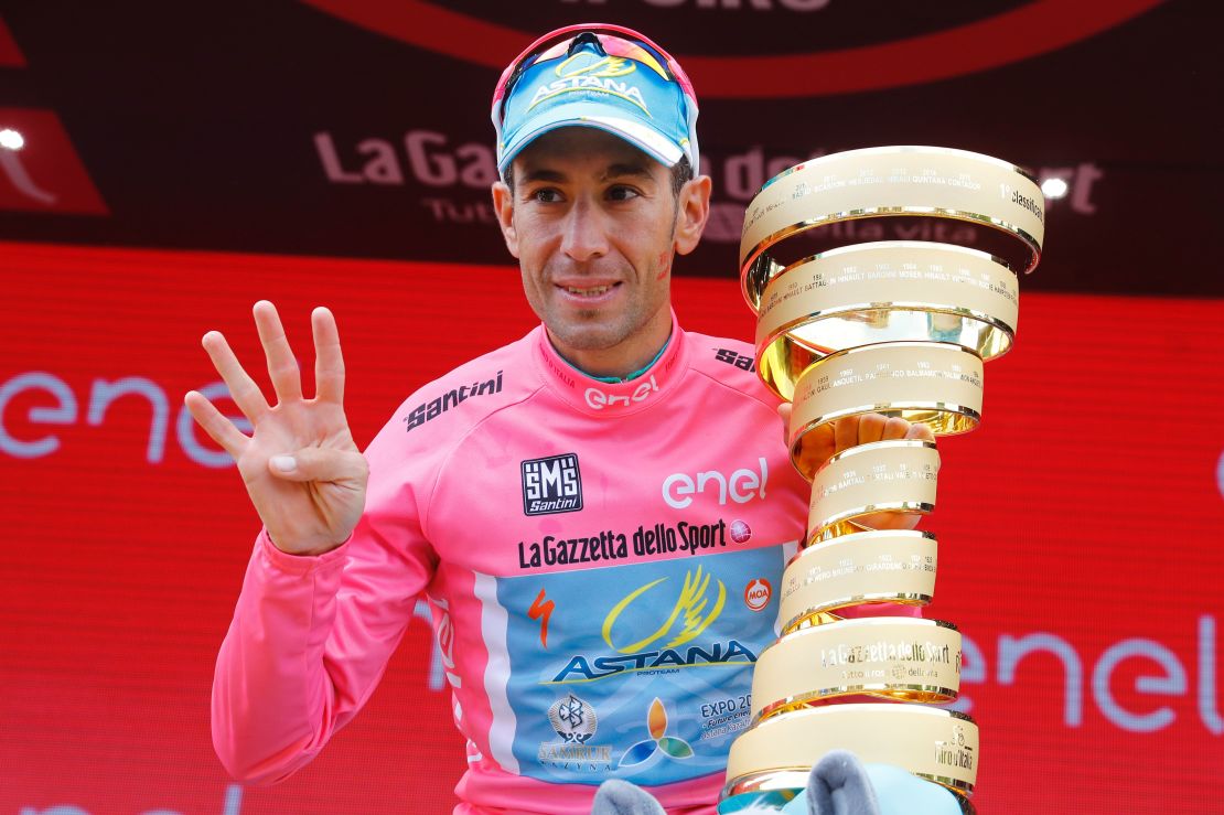 Italian Vincenzo Nibali is the defending Giro d'Italia champion.