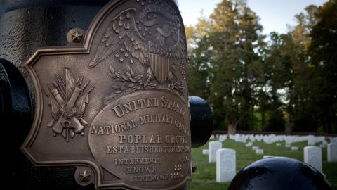 A ceremony in April commemorated the grand reopening of Poplar Grove National Cemetery. 