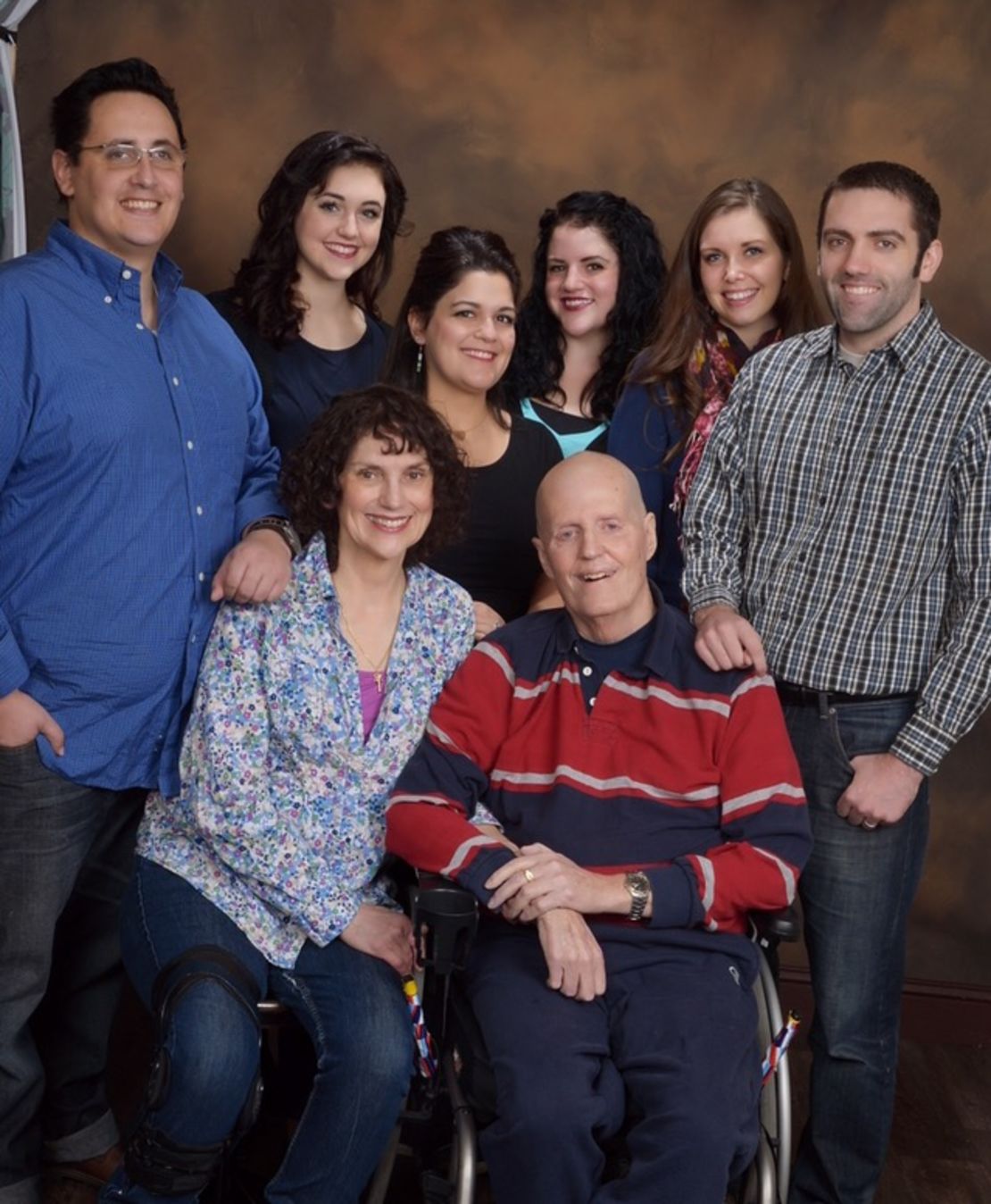 Vicki and some members of her family.