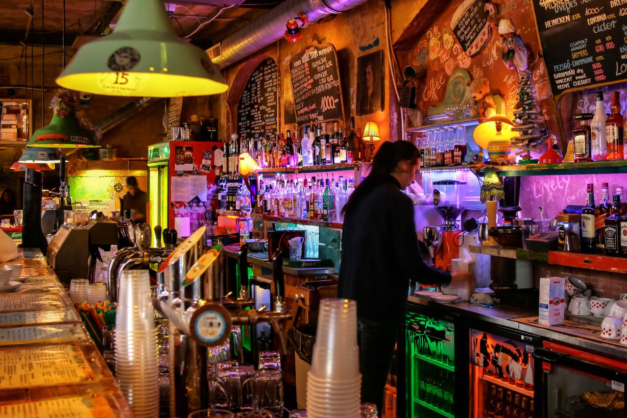 Szimpla Kert was the city's first Budapest ruin bar -- and remains iconic.