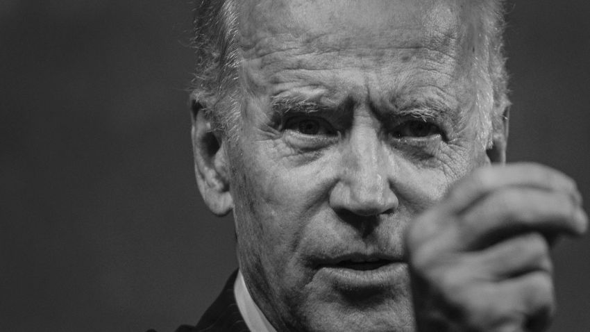 NEW YORK, NY - OCTOBER 01:  (Images have been converted in to black and white) Vice President of the United States Joe Biden speaks on stage during the 2015 Concordia Summit at Grand Hyatt New York on October 1, 2015 in New York City.  (Photo by Leigh Vogel/Getty Images for Concordia Summit)