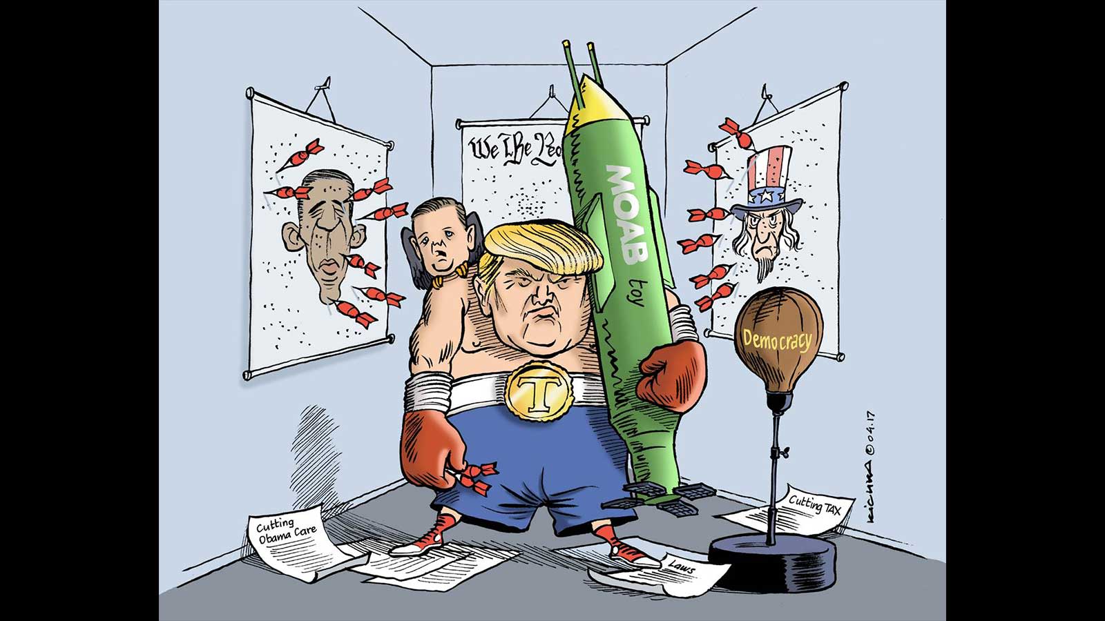 Trump at 100 days: Cartoon views from around the world | CNN