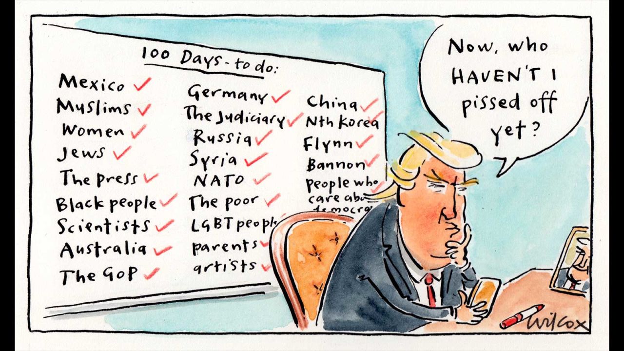 Cathy Wilcox is an Australian cartoonist who has been drawing for The Sydney Morning Herald and other Fairfax Media publications since 1989.