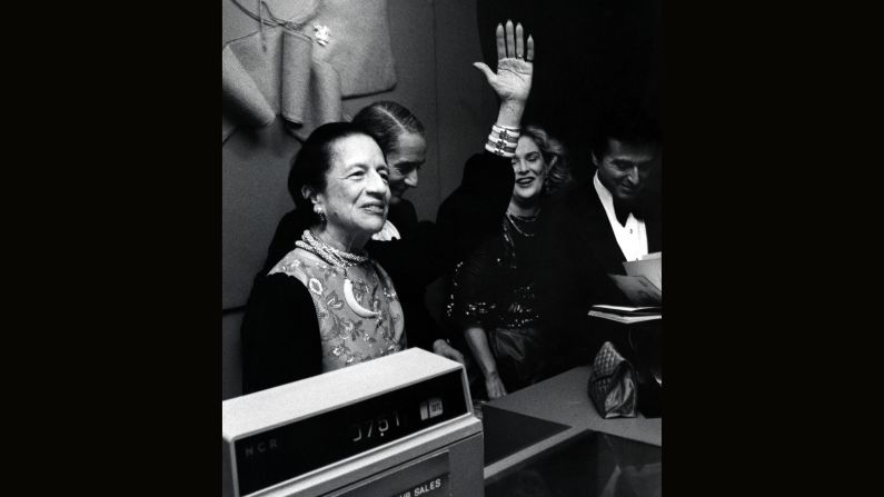 Diana Vreeland attends "The Glory of Russian Costume" in 1976.