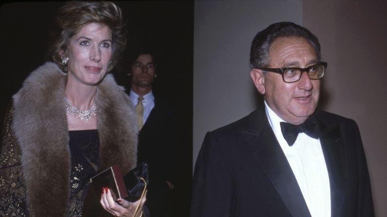 Henry and Nancy Kissinger in 1981 -- "The Eighteenth-Century Woman." 