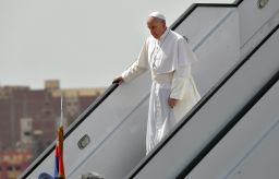 Pope Francis arrives in Egypt on Friday for an official visit.