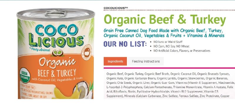 Canned dog food outlet recall