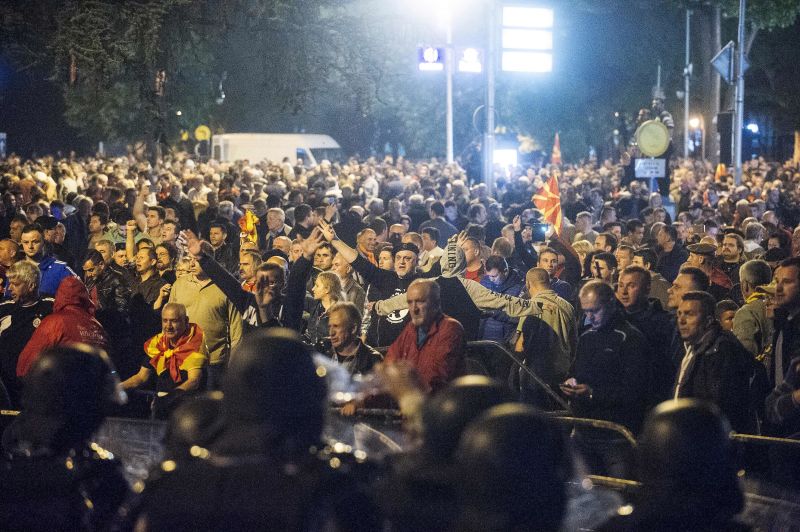 Nationalists Storm Macedonian Parliament | CNN