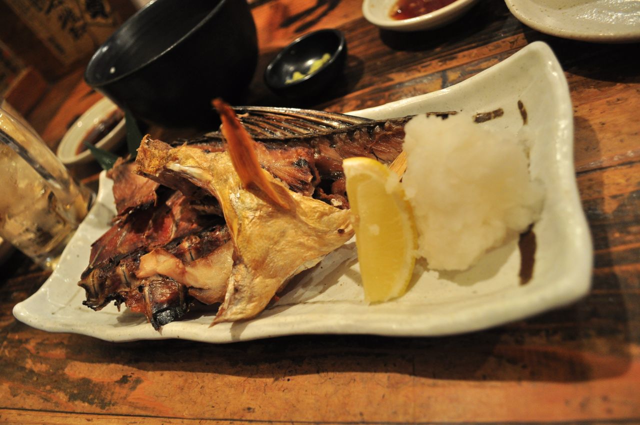 Delicious food at this izakaya.