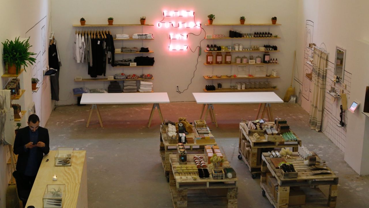 The Package Free shop in New York.
