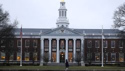 The Baker Library at the Harvard Business School on the campus of Harvard University in Cambridge, Mass., Tuesday, March 7, 2017. (AP Photo/Charles Krupa)

