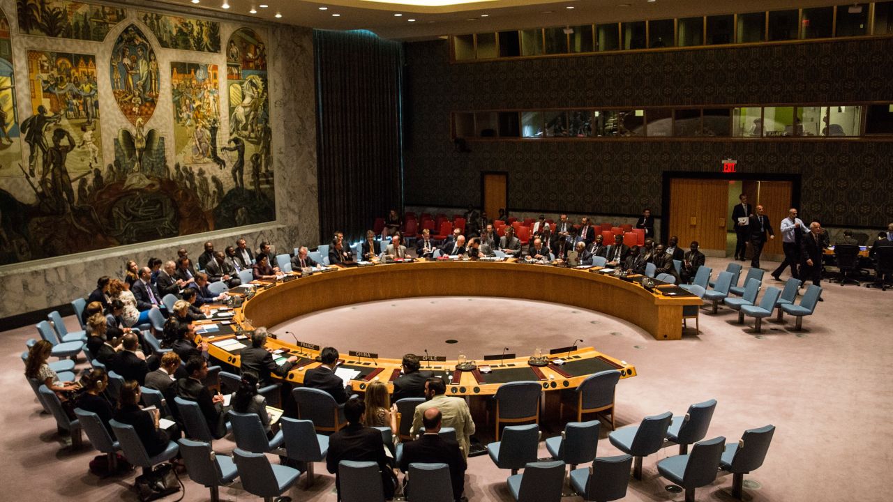 The United Nations Security Council was the scene of a showdown between Russia and the United States.