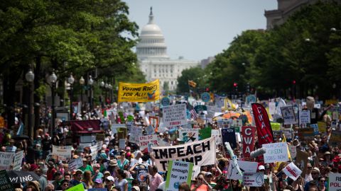 The People's Climate March takes place in Washington on Saturday, April 29. The march, which coincides with President Donald Trump's 100th day in office, <a href="http://www.cnn.com/2017/04/29/us/climate-change-march/" target="_blank">is a protest</a> of the President's environmental policies. Hundreds of sister marches were planned across the United States and around the world.