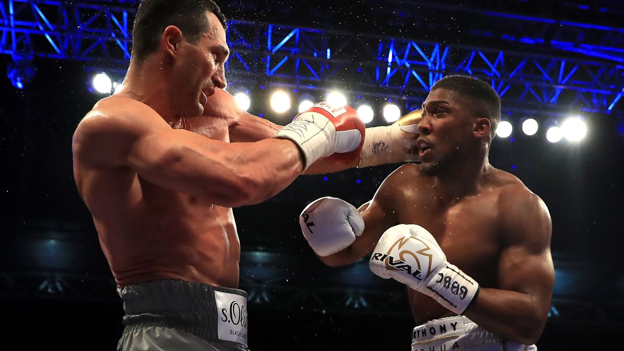 Joshua is 14 years younger than Klitschko but the Briton was severely tested by the Ukrainian.