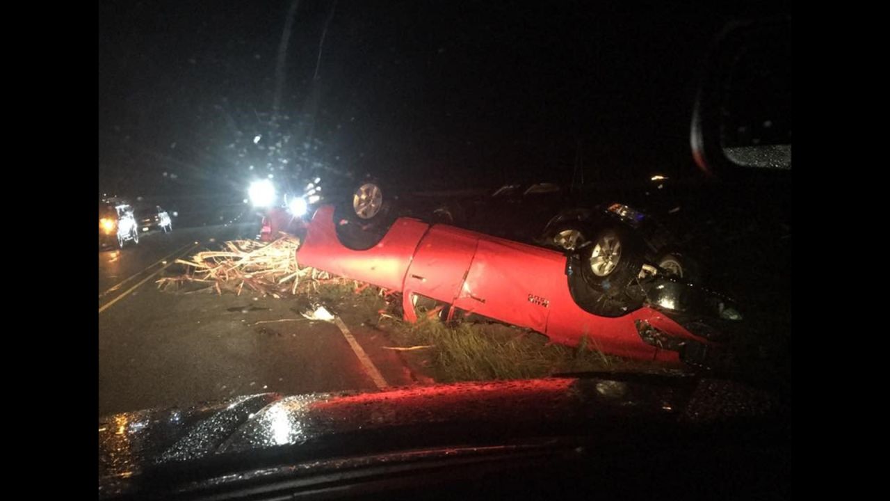 Fort Worth's Cliff Henthorn took this photo after Saturday's tornadoes in Canton, Texas.