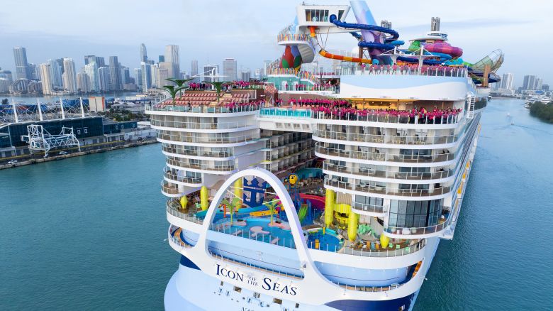 <strong>Icon of the Seas: </strong>Royal Caribbean Icon of the Seas is the world's largest cruise ship and can carry nearly 10,000 people. It's one of the travel experiences highlighted in TIME's "World's Greatest Places of 2024."