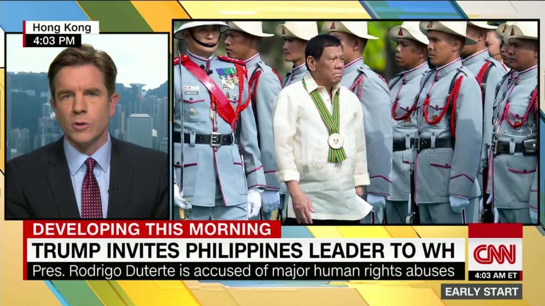 Trump has invited Duterte to the White House 