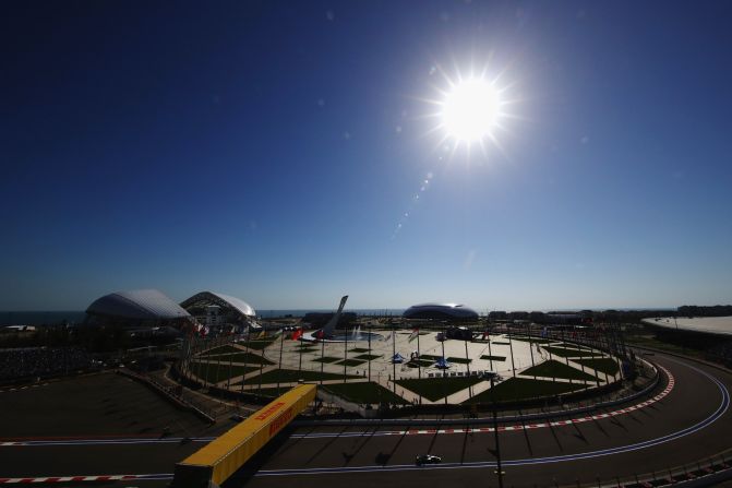 The Sochi track is set among the Olympic venues that hosted the Winter Games in 2014 -- the same year of the inaugural Russian Grand Prix.