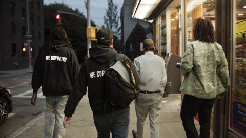 The members of "We Copwatch" in the film "Copwatch."