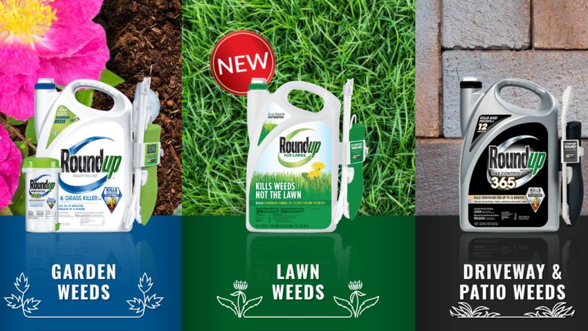 A selection of Roundup products is seen on thier website.